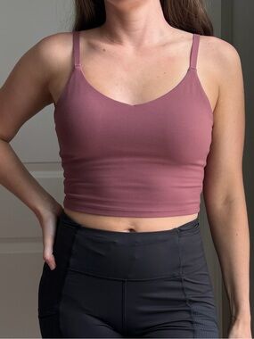 ATHLETA Elation V-Neck Cami in Mauve